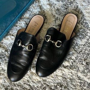 French Sole NY Cape Loafer Mules 10